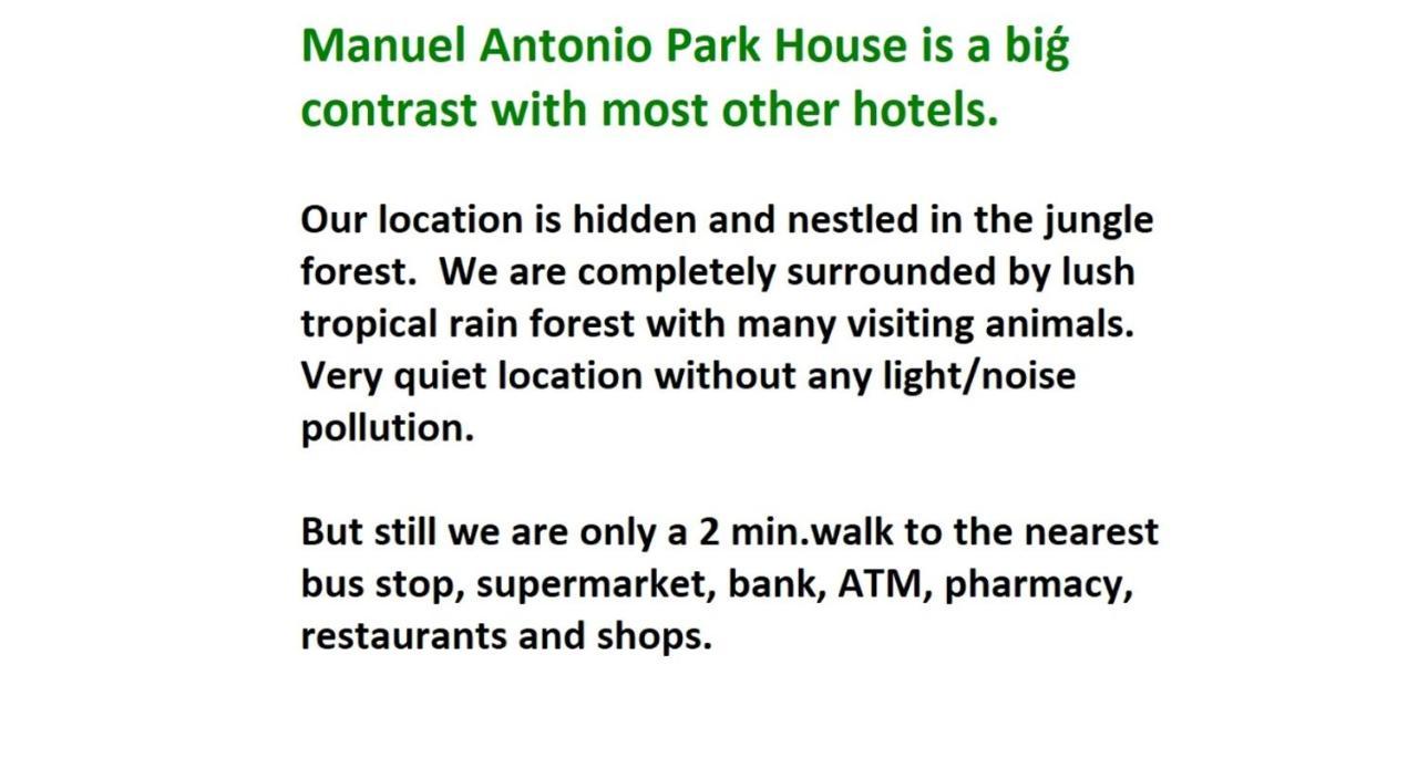 Hotel Manuel Antonio Park House - Adults Only Exteriér fotografie